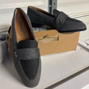 Comfortview Charcoal Loafers for Men